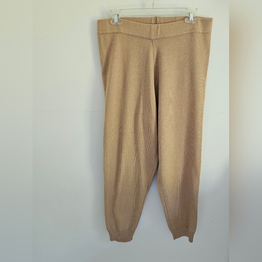 Haven Well Within Tan Knit Jogger Lounge Pants